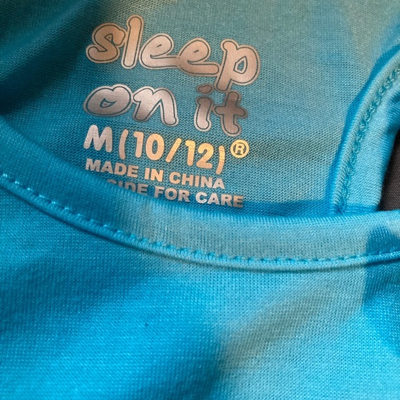 Sleep on it brand, size medium 10/12, 3 piece set, pajamas - Picture 6 of 6